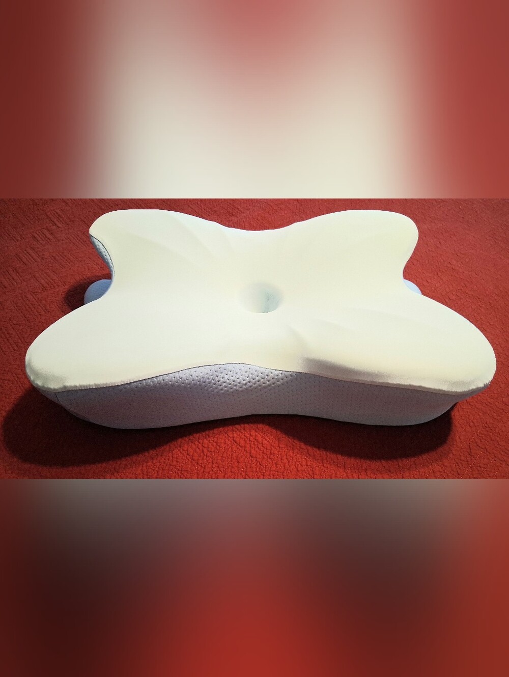 Set Of Two Pillows!!! Derila Ergo Cervical Neck Pillow Used Once - Picture 4 of 9